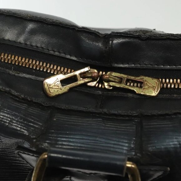 LOUIS VUITTON Epi Gobelins Backpack Black LV Auth - Picture 13 of 16